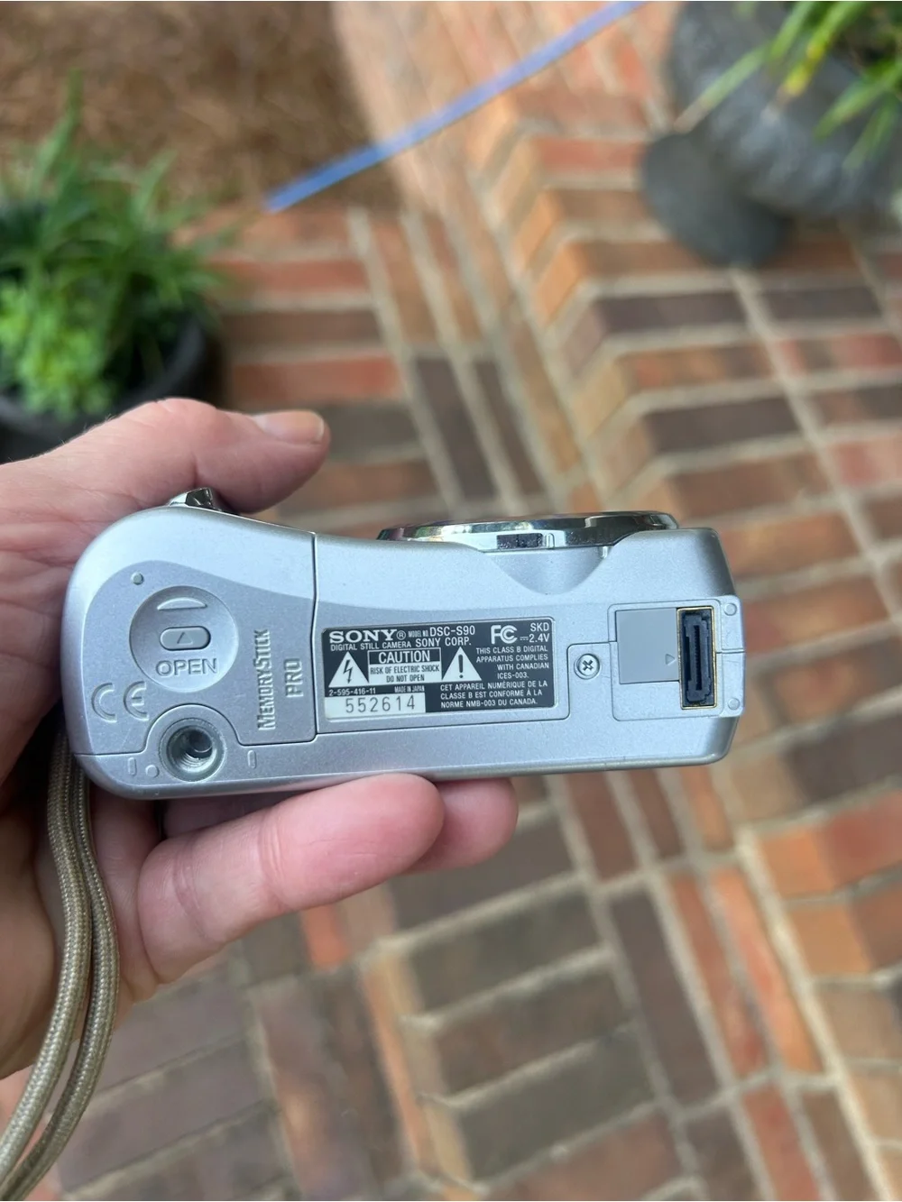 Sony Cyber-shot DSC-S90 digital camera. And Samsonite case